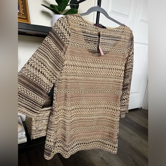 NWT Vintage 70s Sheer Mini Dress - Picture 2 of 5